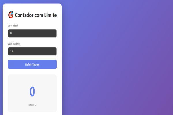 Contador com Limite Personalizado
