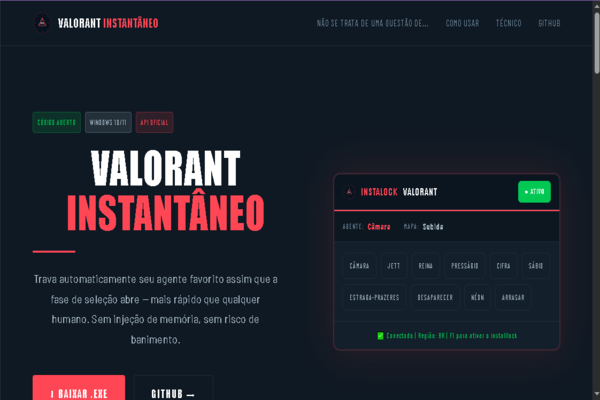 instalockvalorant - landing-page